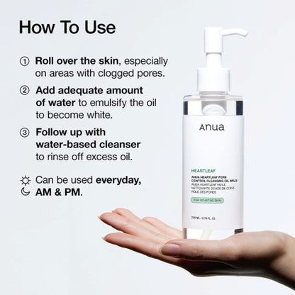 Heartleaf Pore Cleansing Oil Mild